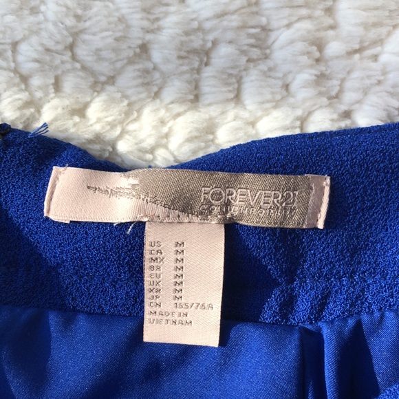 Forever 21 Cobalt Blue Pencil Skirt - Picture 2 of 3